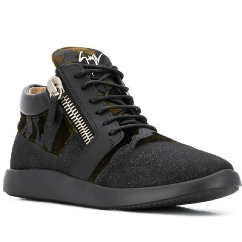 giuseppe zanotti BNIB camo accent trainers IT42 - Picture 8 of 8